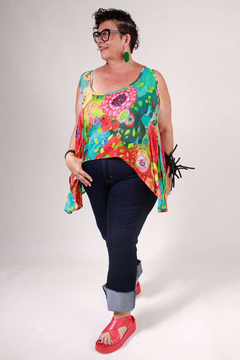 TBB Devise Circle Earrings - Green Shop