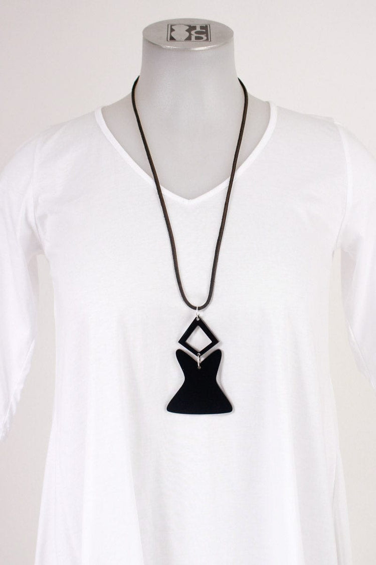 TBB Devise TCD Perfume Necklace - Black Shop