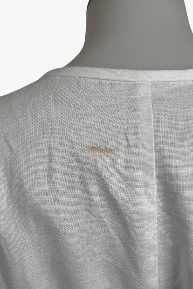 TCD TCD Sample - Linen Wrap Dress - White Shop 1 = 16