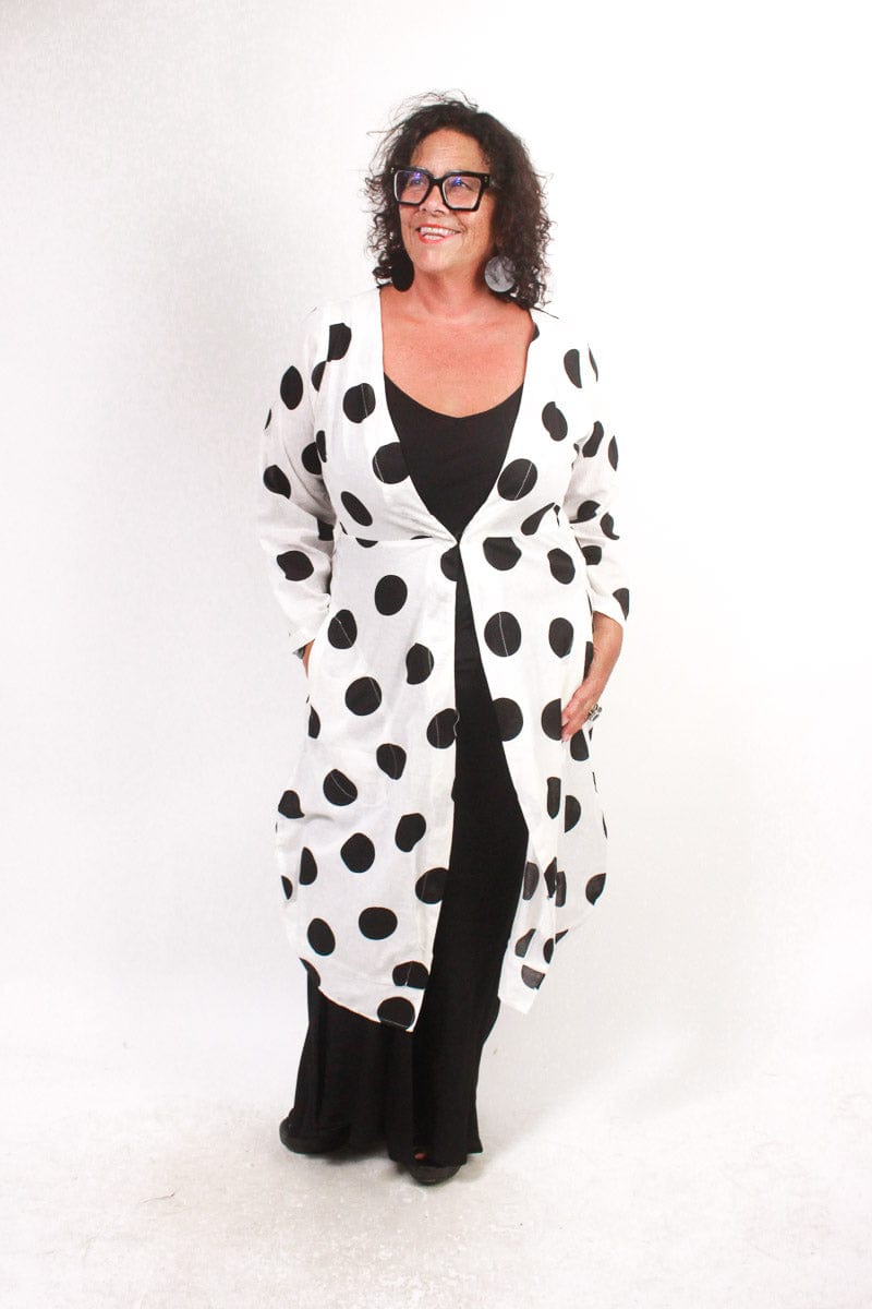 TCD TCD Solidarity Jacket - Black spot (White Base) Shop 1 = 16