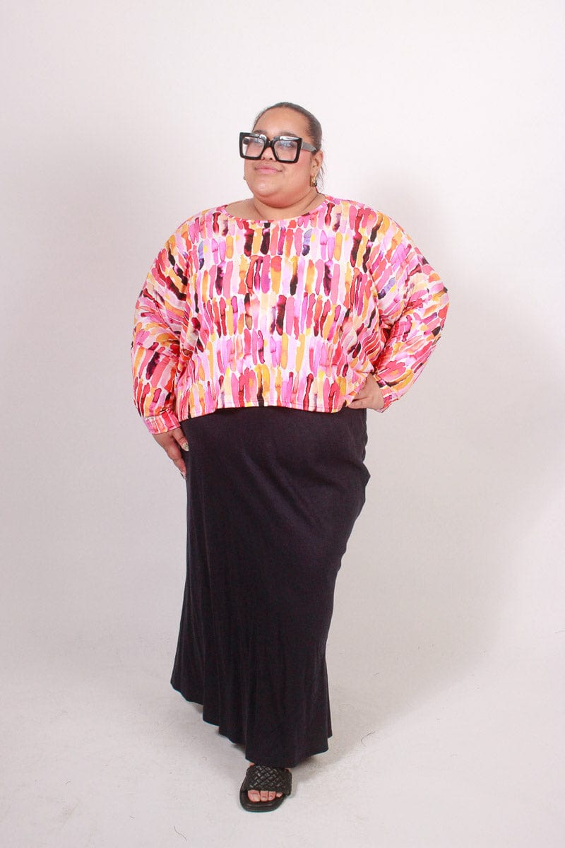 TCD TCD Lockdown Crop - Lipstick Shop One Size = 14-24