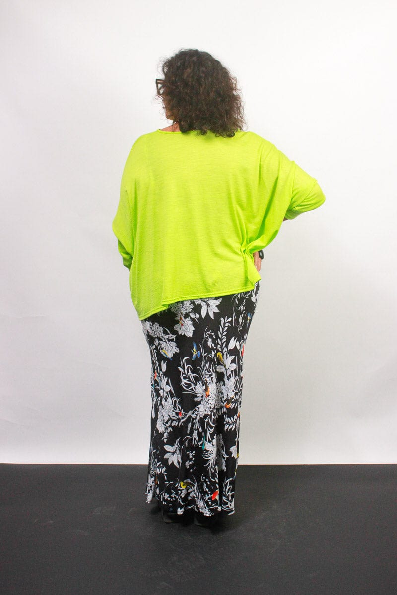 TCD TCD Lockdown Crop - Neon Green Merino Shop One Size = 14-24