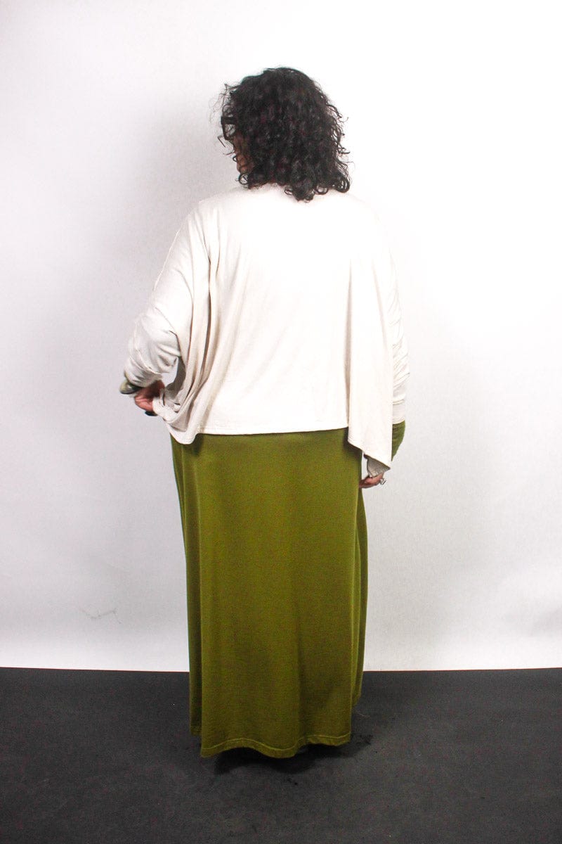 TCD TCD Lockdown Crop - Stone Rib Knit Shop One Size = 14-24