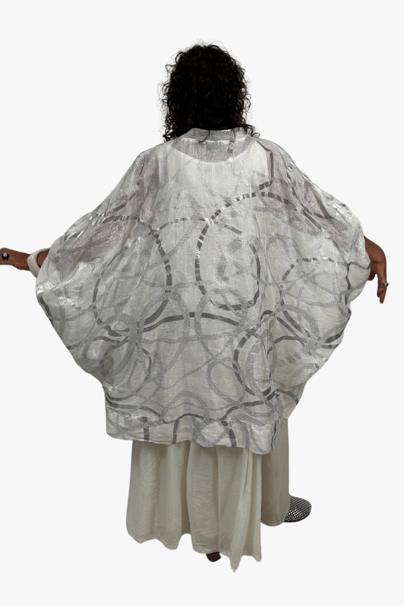 TCD TCD Mod Top - Silver ring and spots Shop One Size = 14-24