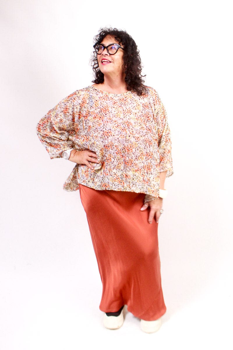 TCD TCD Short Haven Top - Electric Citrus Spot Shop OS = 14/24