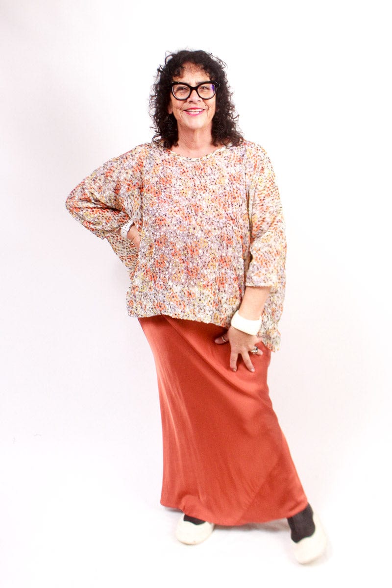 TCD TCD Short Haven Top - Electric Citrus Spot Shop OS = 14/24