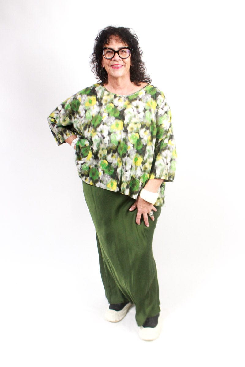 TCD TCD Short Haven Top - Jade Bloom Shop OS = 14/24