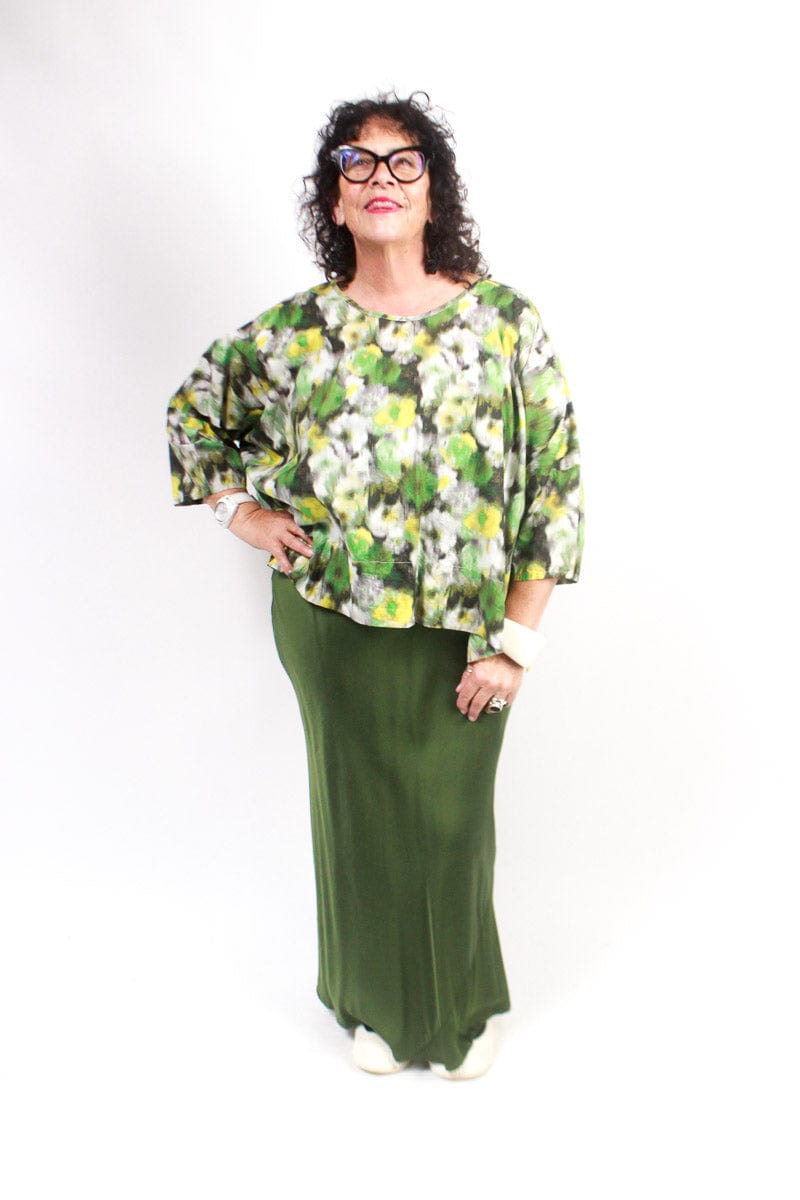 TCD TCD Short Haven Top - Jade Bloom Shop OS = 14/24