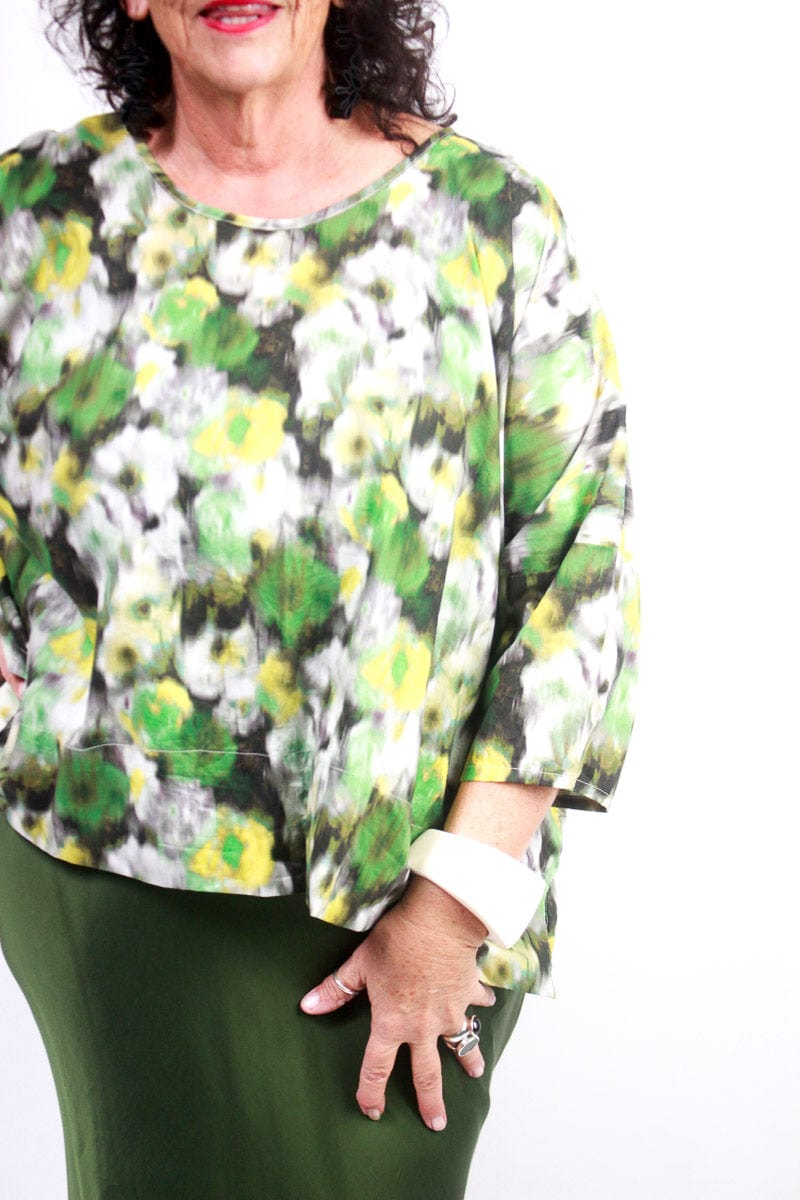 TCD TCD Short Haven Top - Jade Bloom Shop OS = 14/24