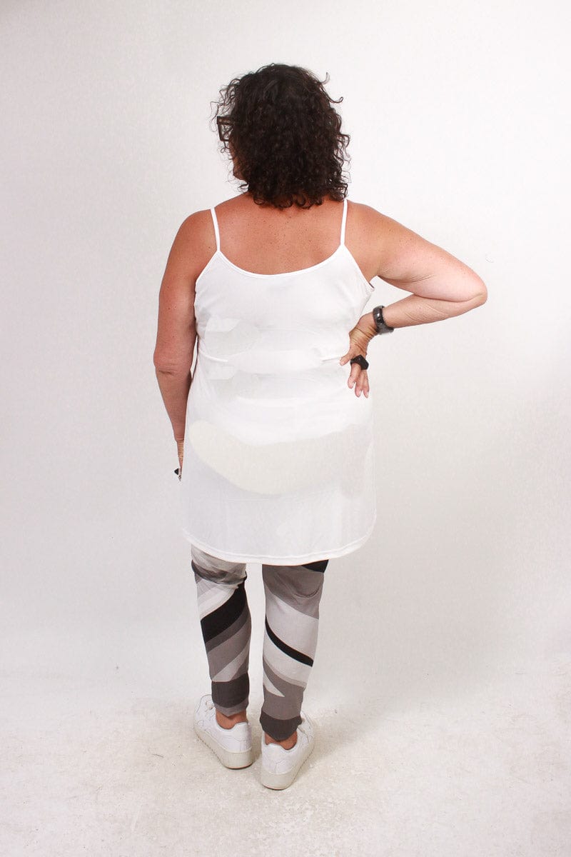 TCD TCD Bodice Camisole - White Slinky (LONGER LENGTH) Shop