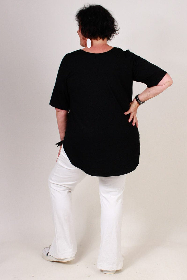 TCD TCD Curve Tee - Black Shop