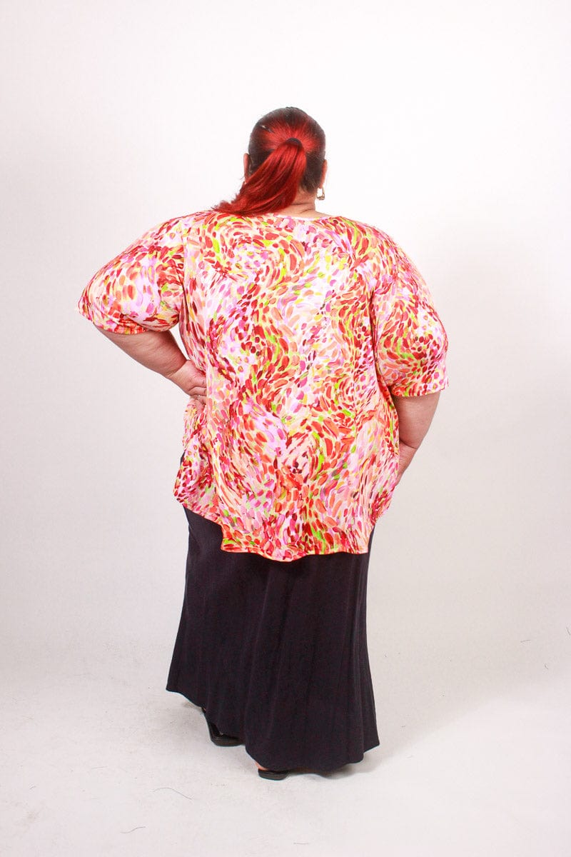 TCD TCD Curve Tee - Monet Print Shop