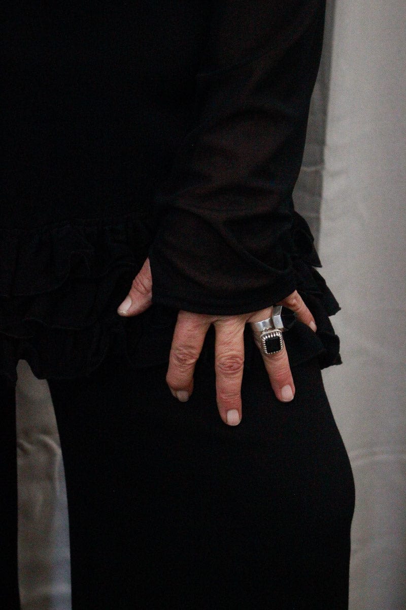 TCD TCD Dihlia Top - Black Mesh Shop