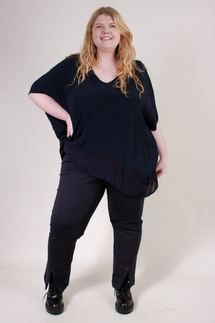 TCD TCD Disco Split Pant - Navy Shop