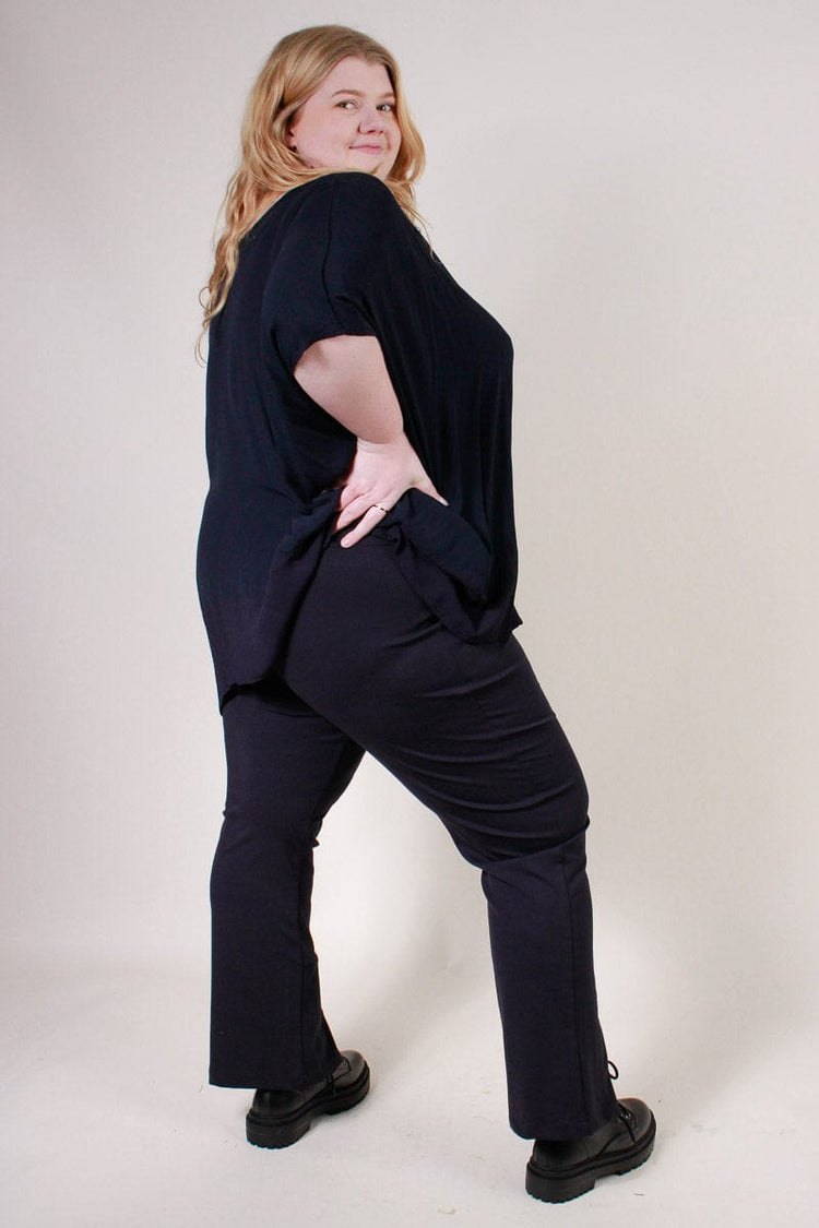 TCD TCD Disco Split Pant - Navy Shop
