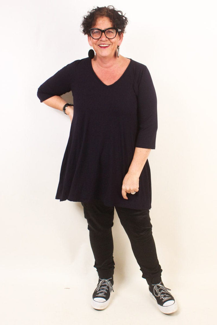 TCD TCD Evie Tee - Navy Shop