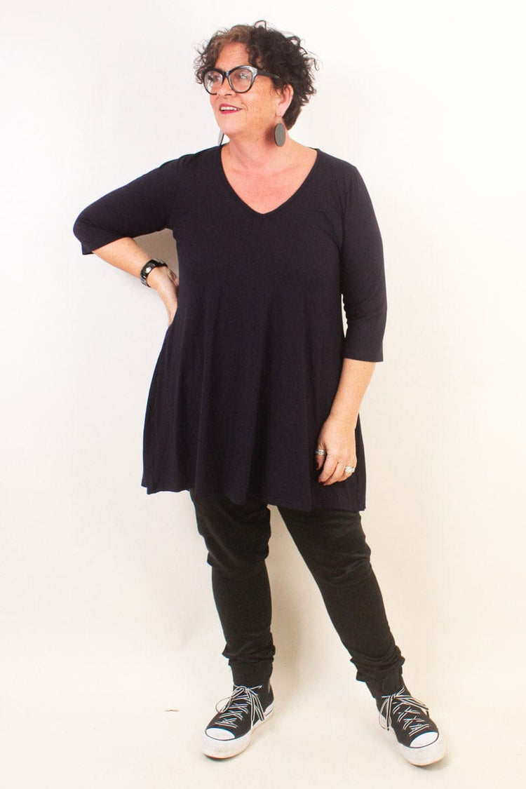 TCD TCD Evie Tee - Navy Shop