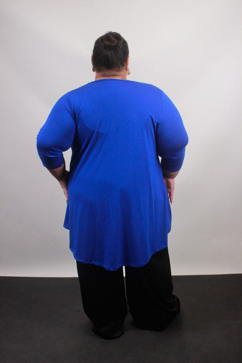 TCD TCD Evie Tee (T-Shirt) - Cobalt Blue Shop