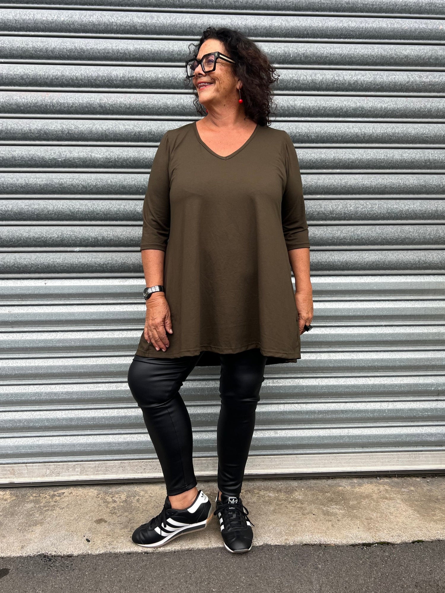 TCD TCD Evie Tee (T-Shirt) - Khaki Shop