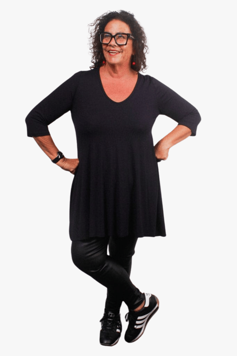 TCD TCD Evie Tee (T-Shirt) - Navy Shop