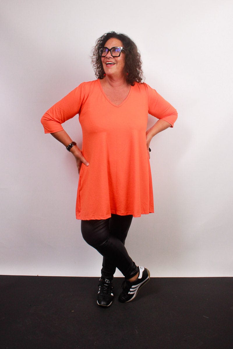 TCD TCD Evie Tee (T-Shirt) - Orange Shop