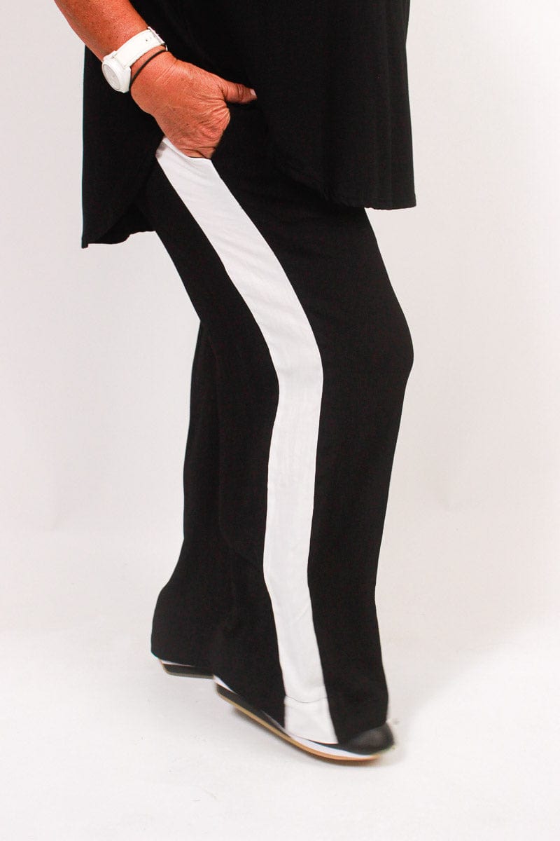 TCD TCD EXCLUSIZE Athleisure Pant - Black/White Stripe Shop