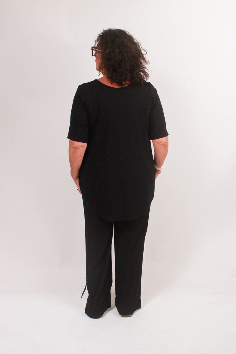 TCD TCD EXCLUSIZE Athleisure Pant - Black/White Stripe Shop