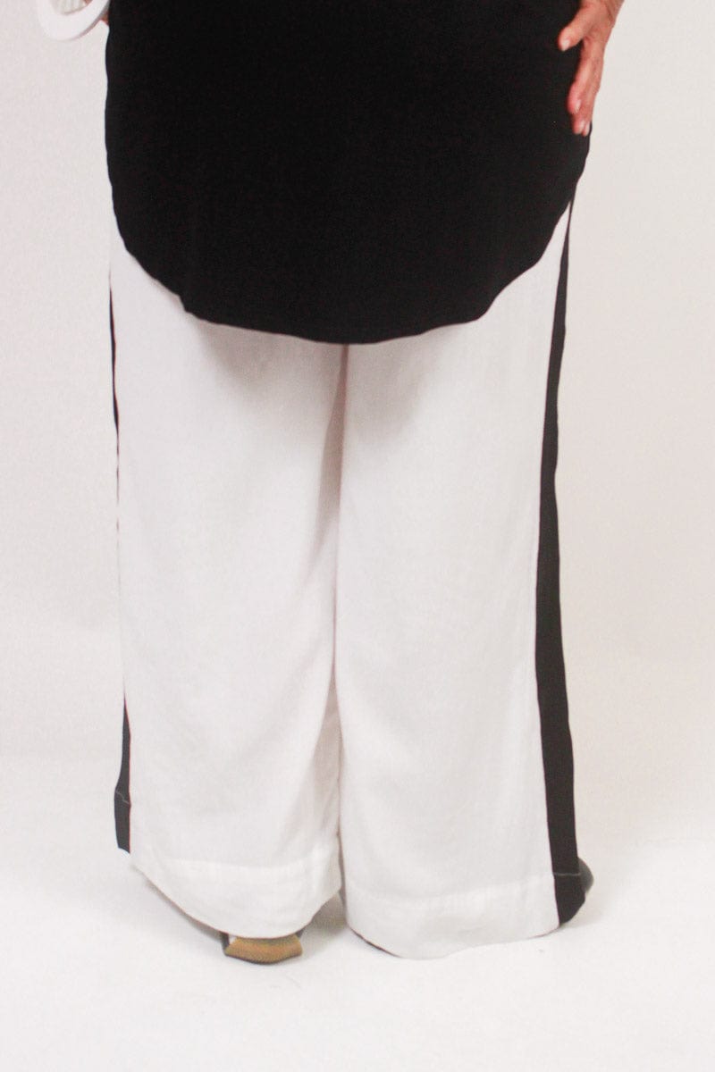 TCD TCD EXCLUSIZE Athleisure Pant - Cream/Black Stripe Shop