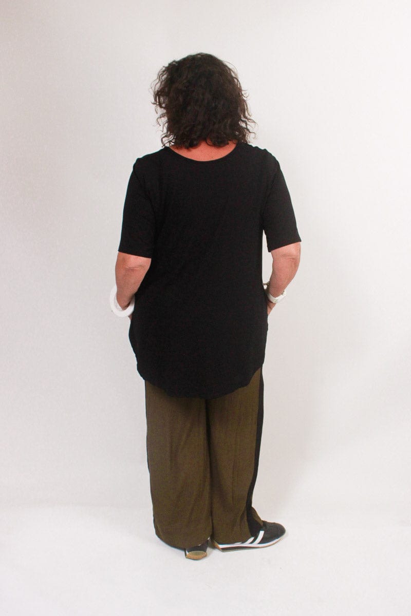 TCD TCD EXCLUSIZE Athleisure Pant - Khaki/Black Stripe Shop