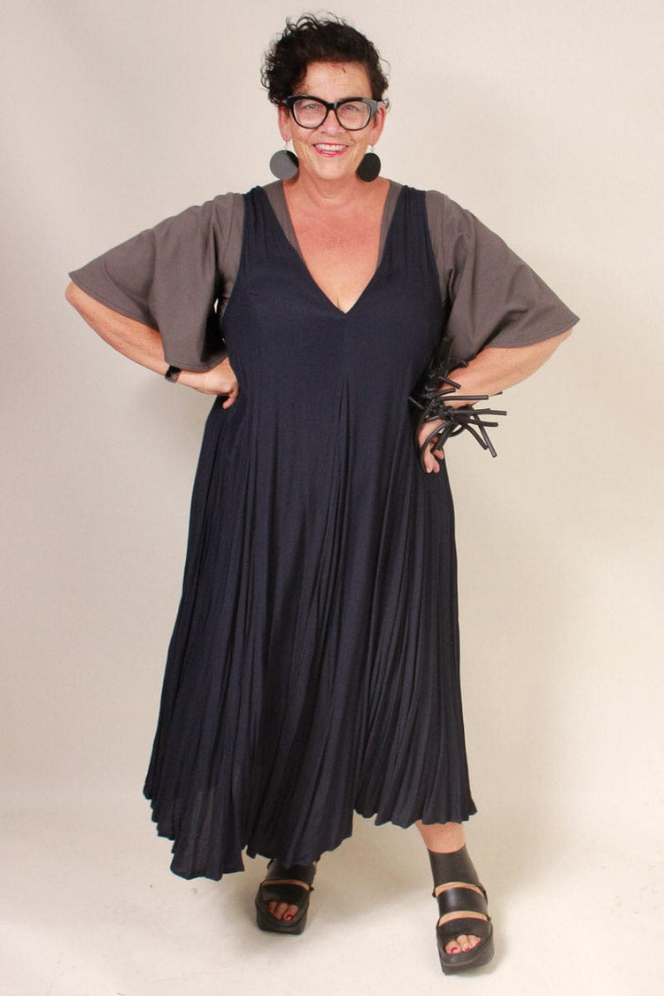 TCD TCD Flared Sleeve Wrap Cardi - Grey Shop