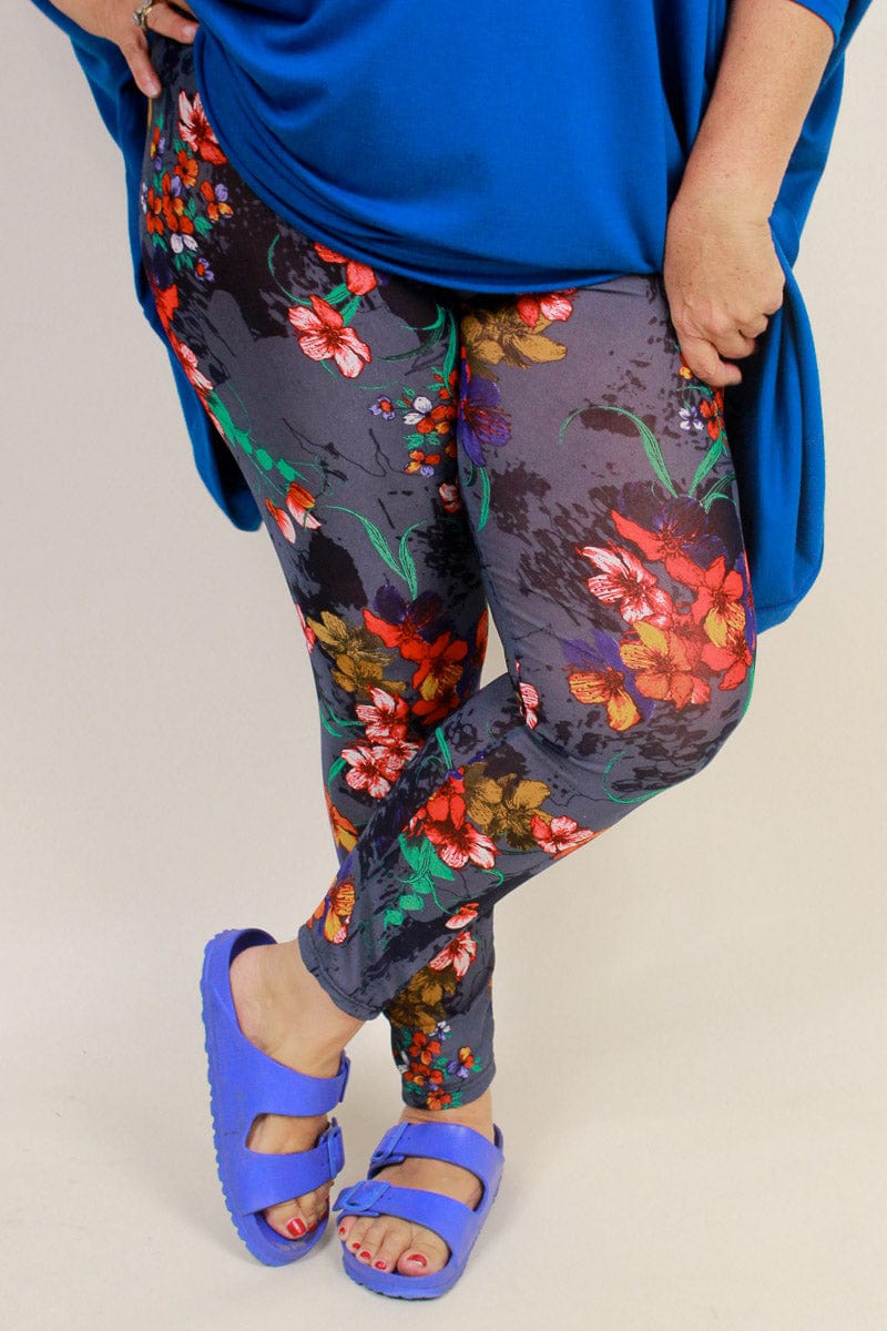 TCD TCD Leggings - Floral Mesh Shop
