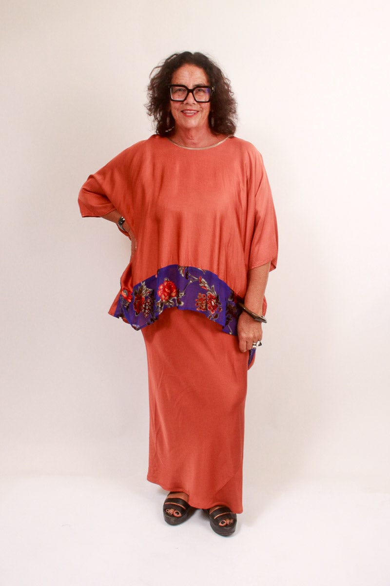 TCD TCD Long Bias Slip - Copper Satin Shop