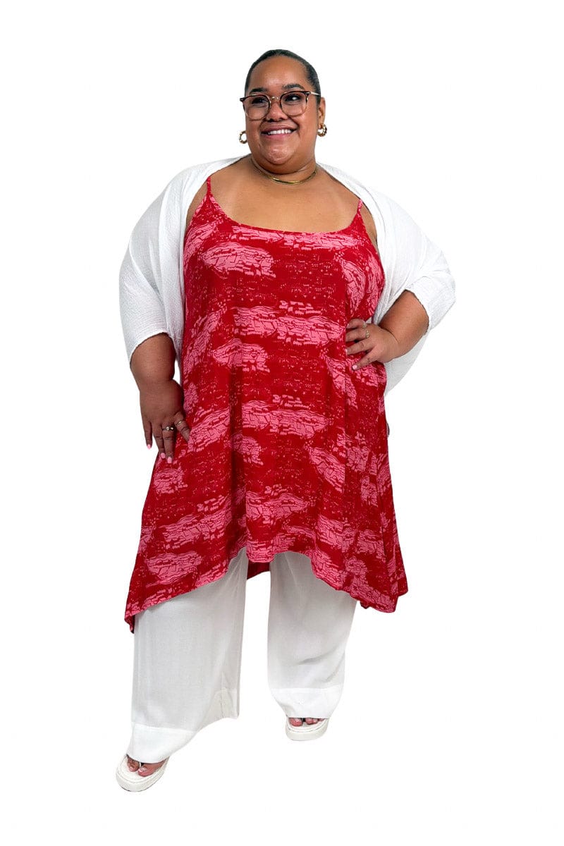 TCD TCD Reveal Tunic - River Red Shop