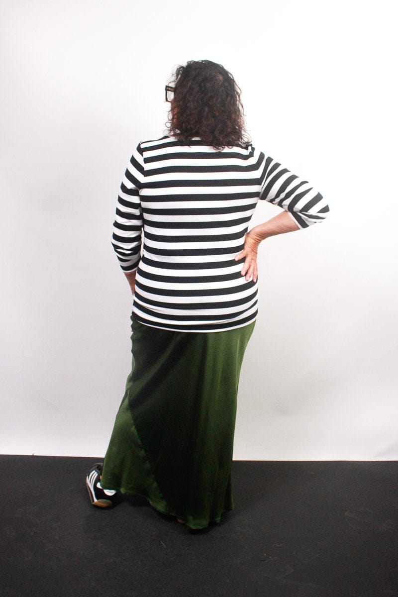 TCD TCD Simply Tee - B/W Stripes Shop