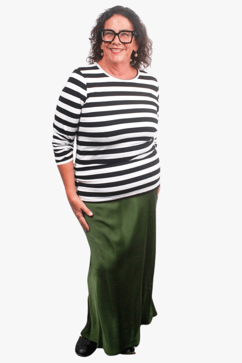 TCD TCD Simply Tee - B/W Stripes Shop