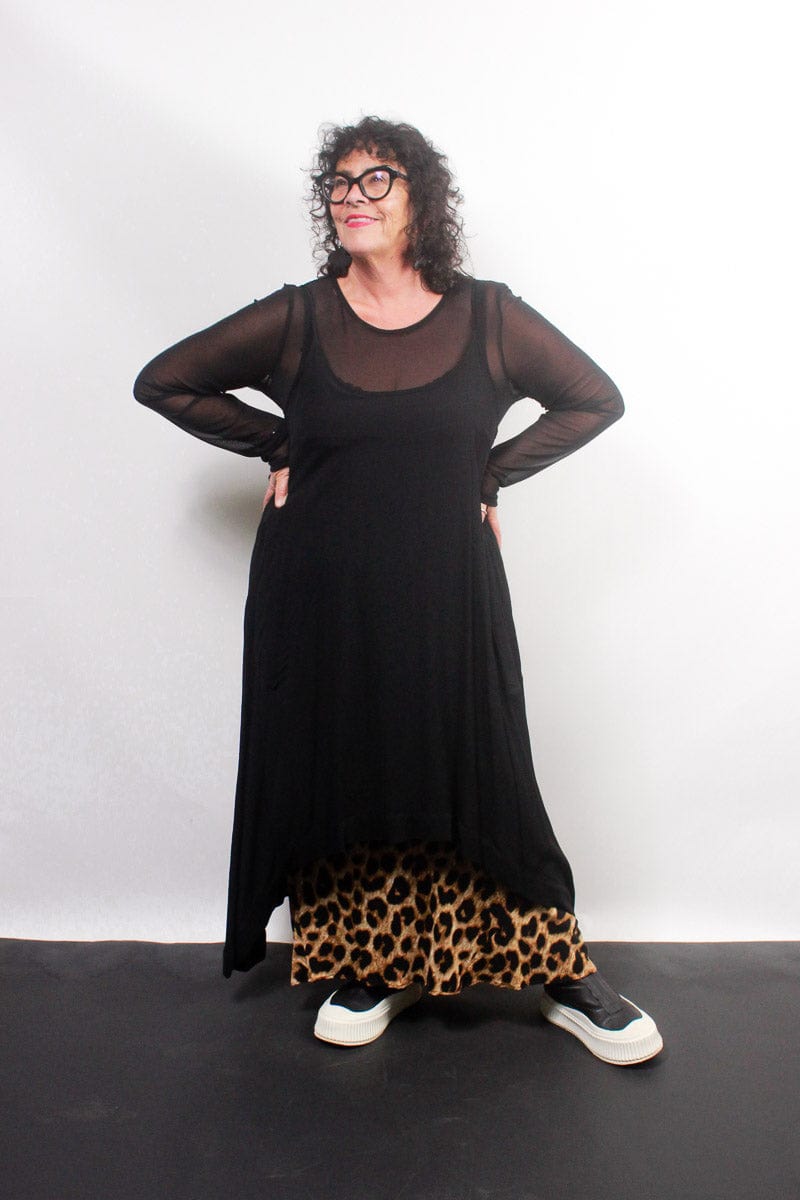 TCD TCD Simply Tee - Black Mesh Shop