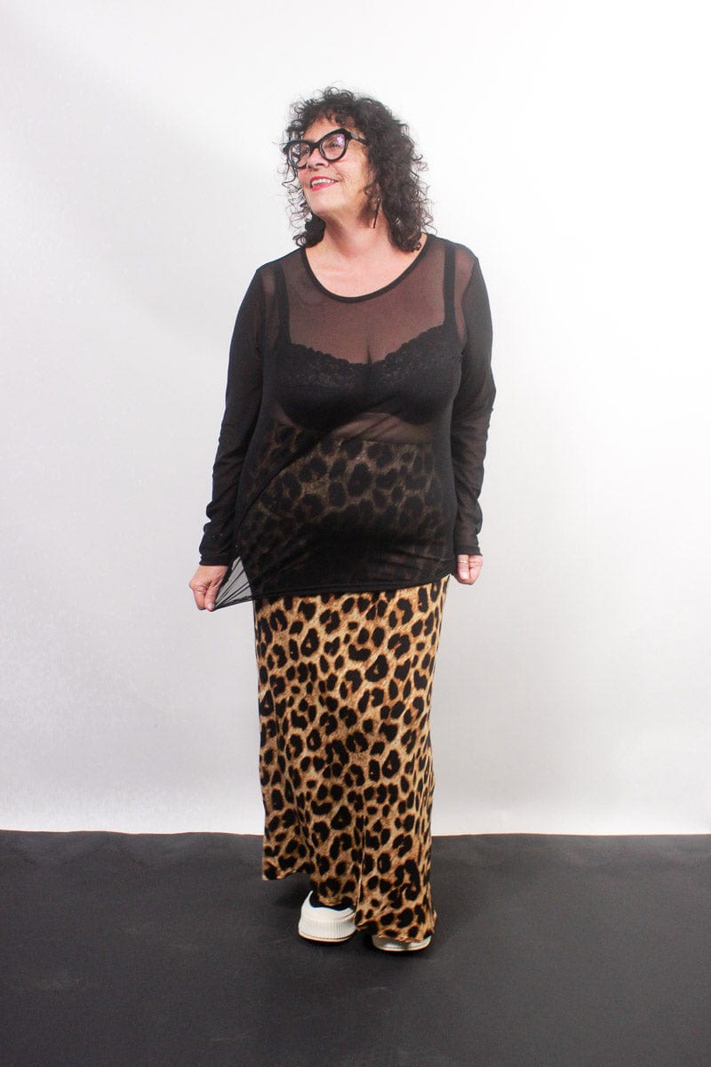 TCD TCD Simply Tee - Black Mesh Shop