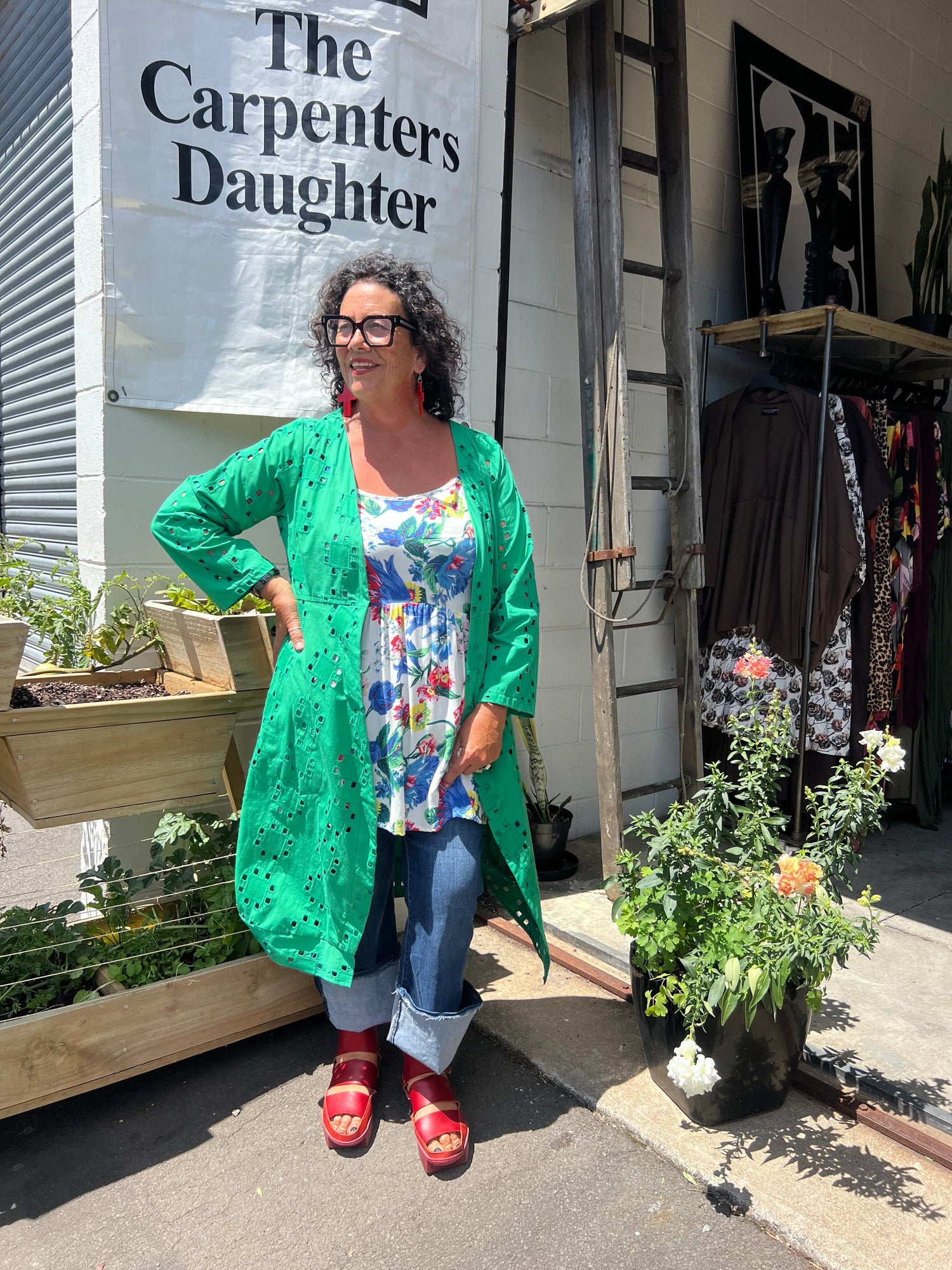 TCD TCD Solidarity Jacket - Green Textural Shop