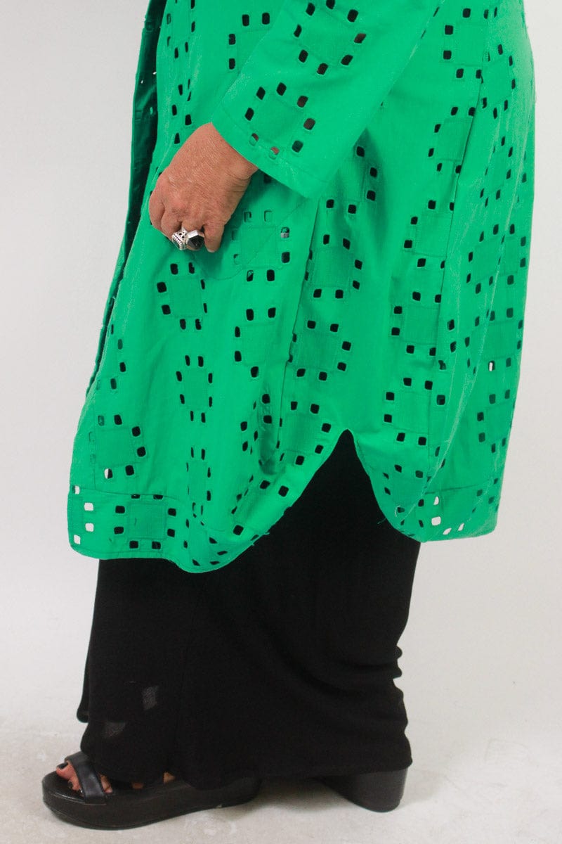 TCD TCD Solidarity Jacket - Green Textural Shop