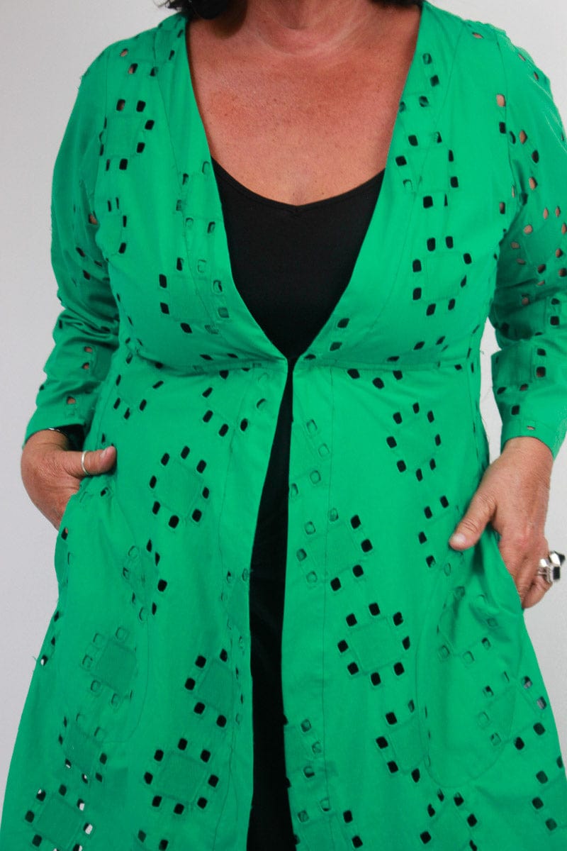 TCD TCD Solidarity Jacket - Green Textural Shop