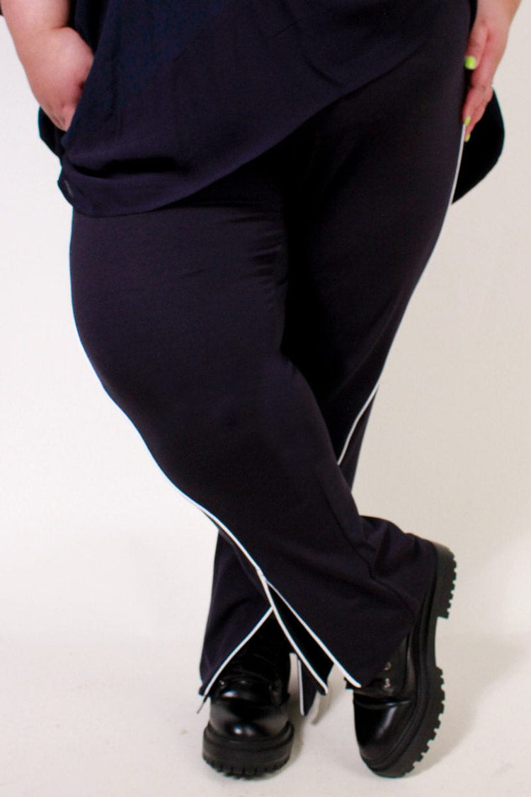 TCD TCD Swerve Pants Shorter Length - Navy Ponti Shop