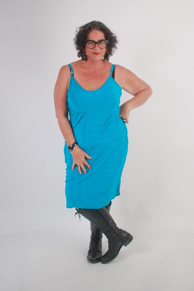 TCD Midi Bias Slip Dress Aqua – TCD The Carpenter's Daughter