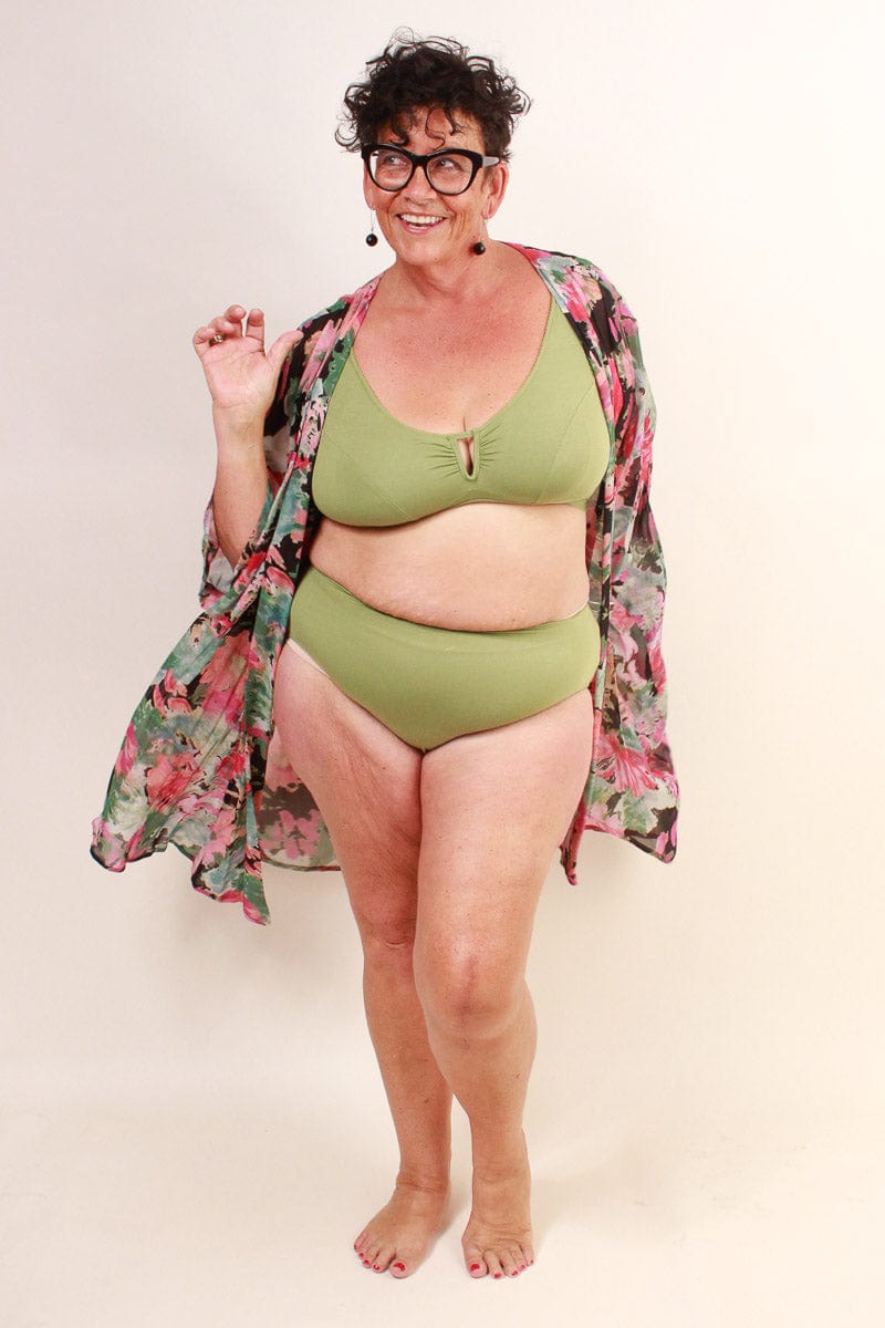 Videris Lingerie Videris Lingerie - Whitney High Waist Knickers Olive Lingerie