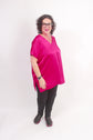 TCD Maggie Tee - Fuchsia Satin