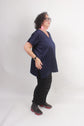 TCD Maggie Tee - Navy Satin