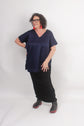 TCD Maggie Tee - Navy Satin