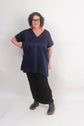 TCD Maggie Tee - Navy Satin