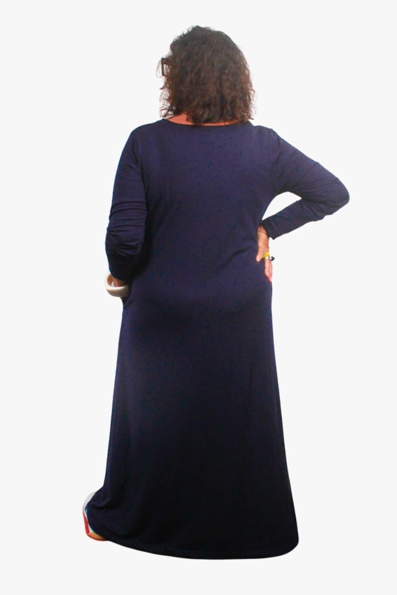 TCD A-line Dress - Navy Merino (LUCKY LAST - S =14/16)