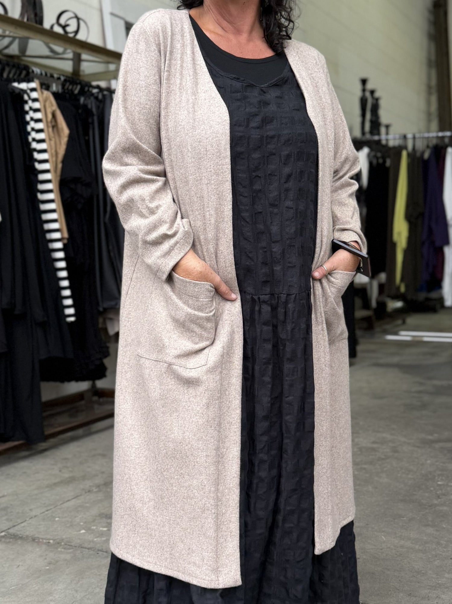 TCD Cardigan - Oat