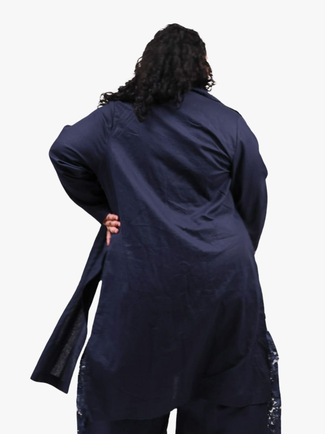 TCD Cleo Coat Split - Navy Ink (LUCKY LAST SIZE - 4 = 22)